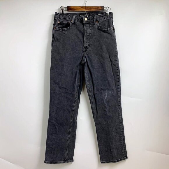 Denim Forum Denim - Aritzia Denim Forum Women's The Arlo High Rise Straight Stretch Denim Size 28